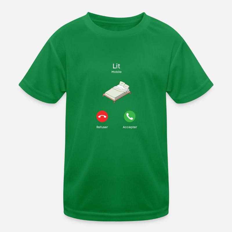 appel du lit T-shirt sport Enfant