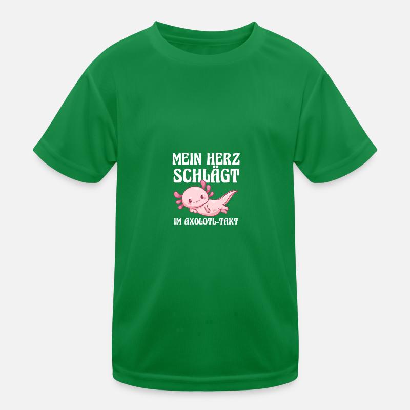 Axolotl Kinder Funktions-T-Shirt