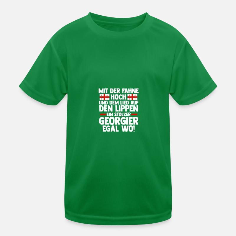 Georgier Georgien Kinder Funktions-T-Shirt