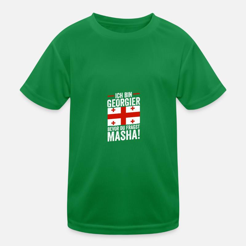 Georgier Georgien Kinder Funktions-T-Shirt