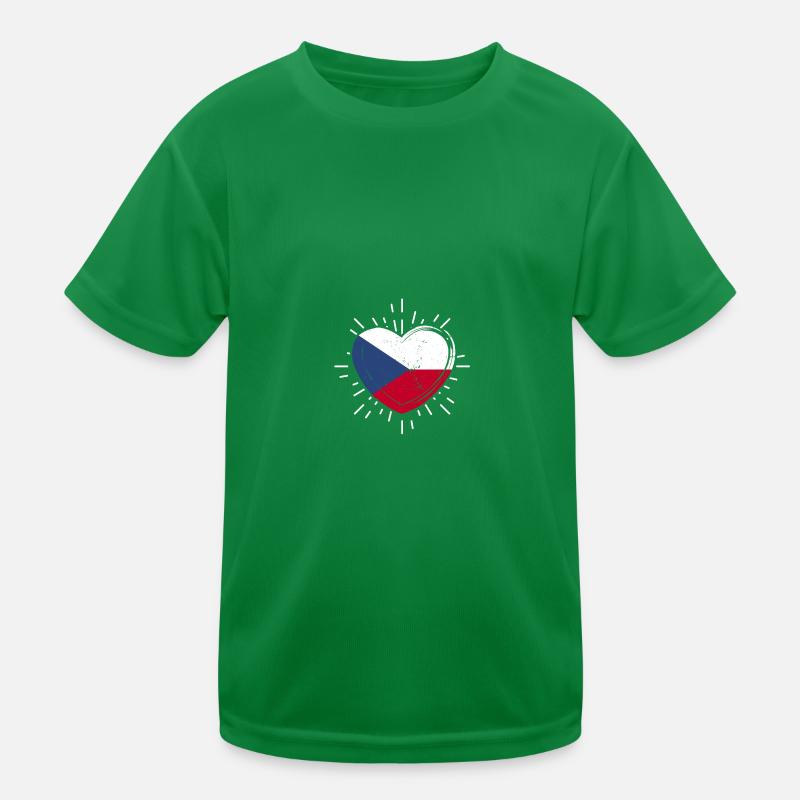 Tschechen Tschechisch Tschechien Kinder Funktions-T-Shirt
