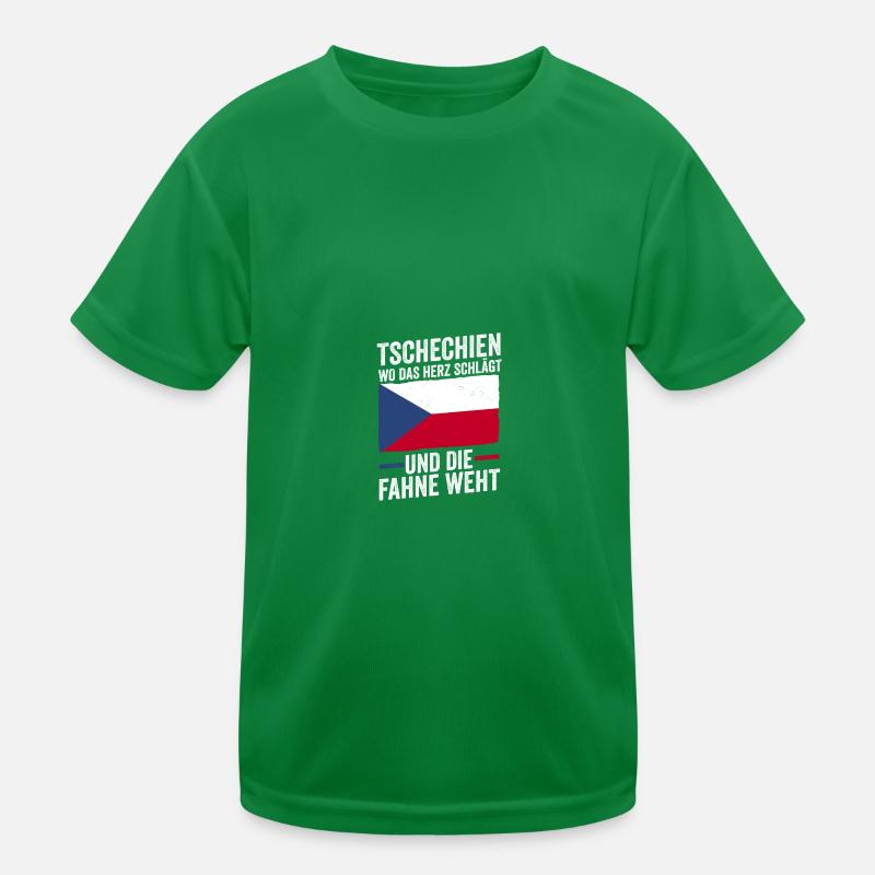 Tschechen Tschechisch Tschechien Kinder Funktions-T-Shirt