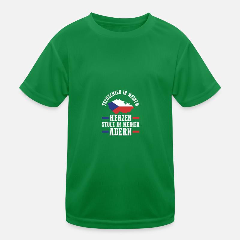Tschechen Tschechisch Tschechien Kinder Funktions-T-Shirt