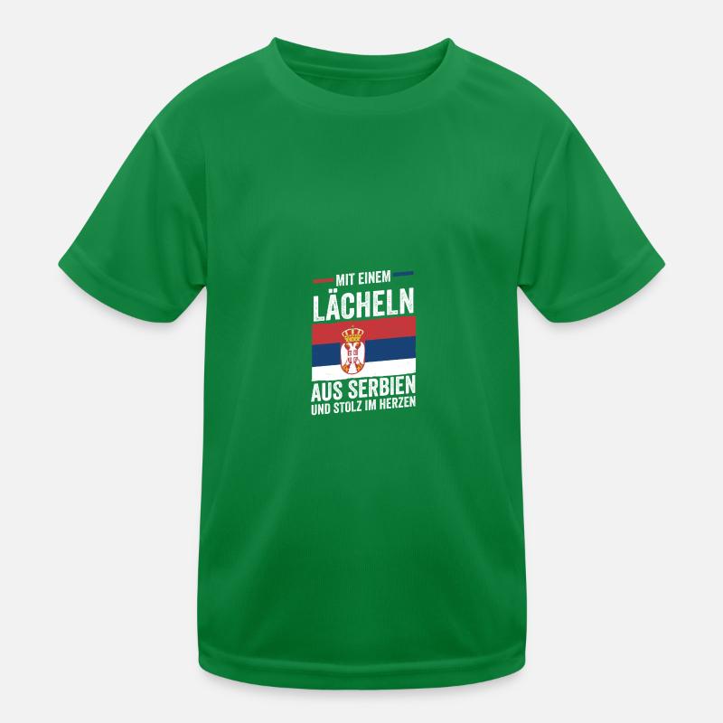 Serben Serbisch Serbien Kinder Funktions-T-Shirt