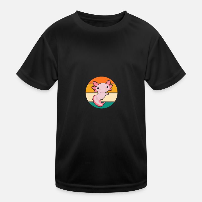 Axolotl Kinder Funktions-T-Shirt