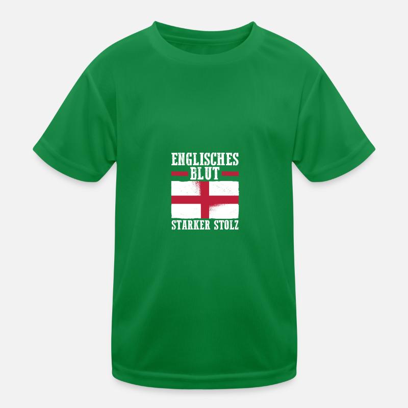 Großbritannien Engländer England Kinder Funktions-T-Shirt