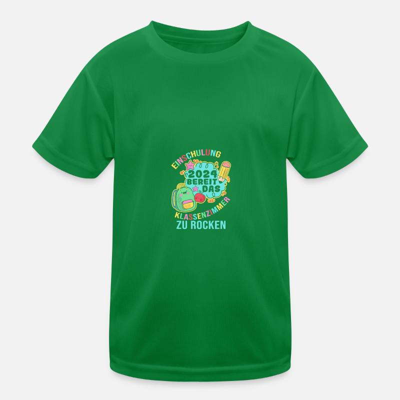 First Grade Elementary School 2024 Gift Kids Functional T-Shirt
