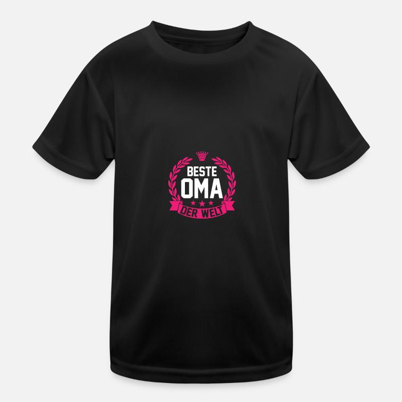 Beste Oma Der Welt Kinder Funktions-T-Shirt