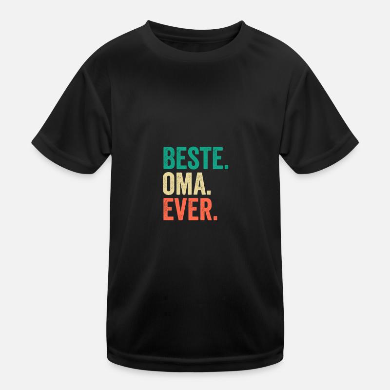 Großmutter Oma Kinder Funktions-T-Shirt