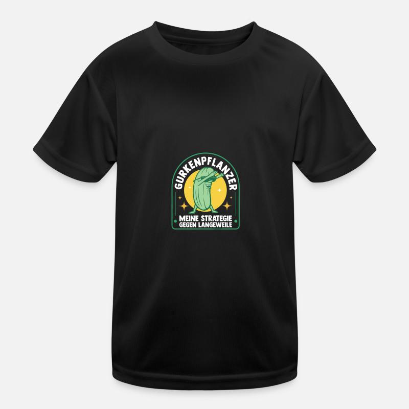 Gardener Cucumber Farmer Garden Kids Functional T-Shirt