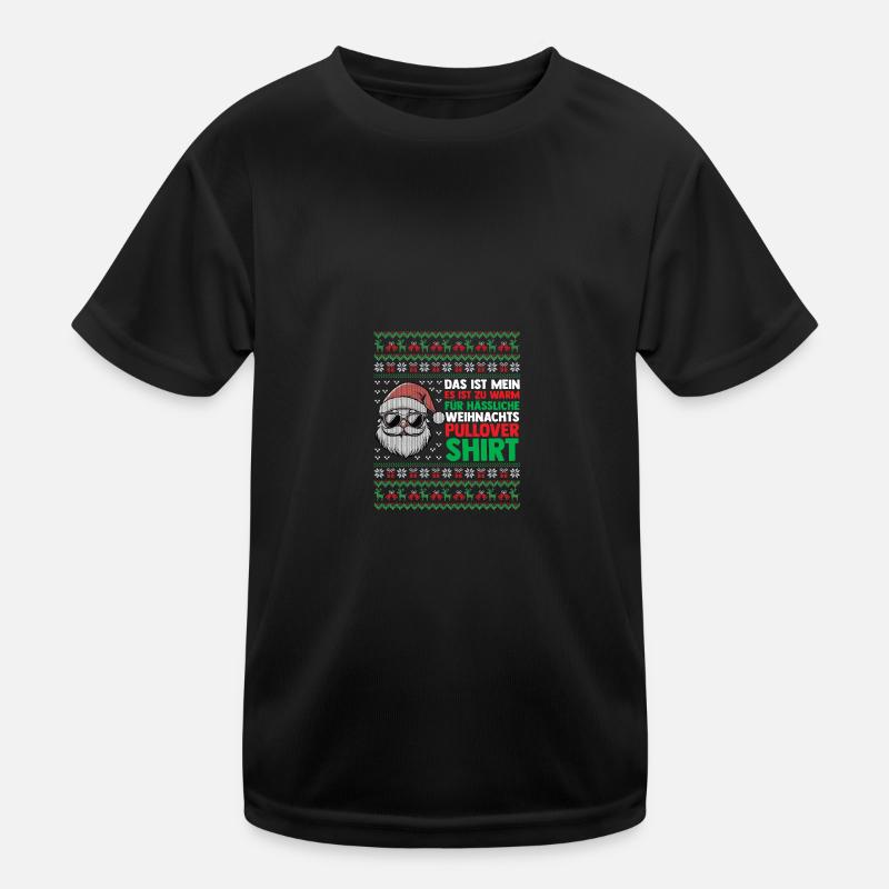Weihnachtsmann Weihnachten Hässliche Weihnachten Kinder Funktions-T-Shirt