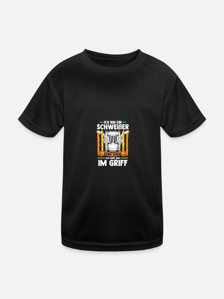 Soudage Soudeurs Soudeurs - T-shirt sport Enfant - noir - Devant