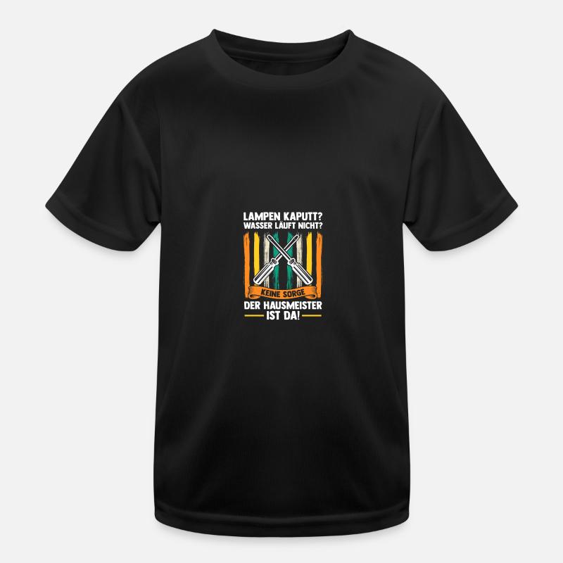 Facility Manager Caretaker Caretaker Kids Functional T-Shirt