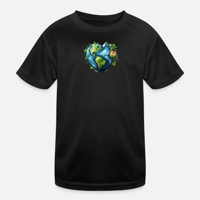 Aimez notre terre T-shirt sport Enfant