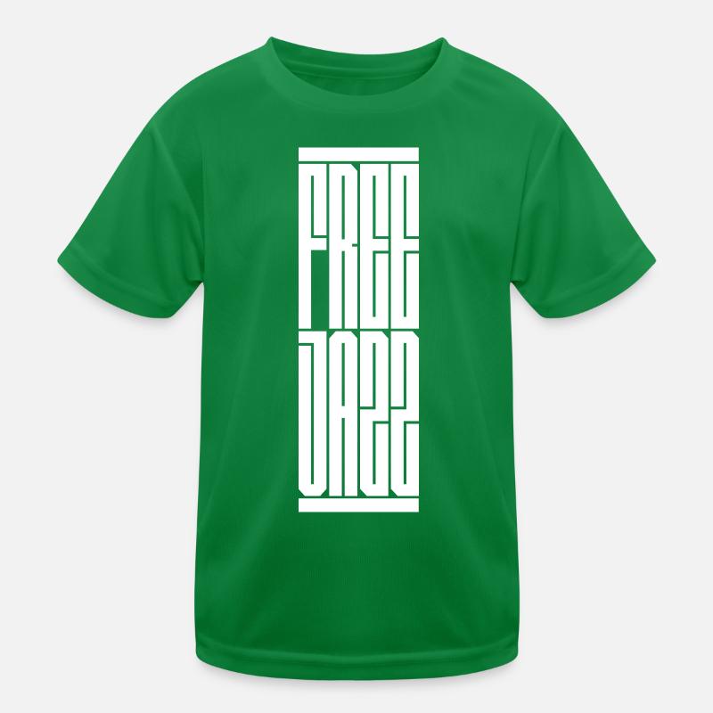 Conception typographique de jazz libre. Cadeau idéal pour le moderne T-shirt sport Enfant