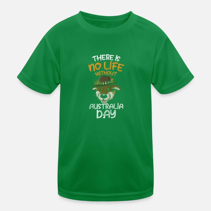 Australia Koala Flag Holiday Country Kids Functional T-Shirt