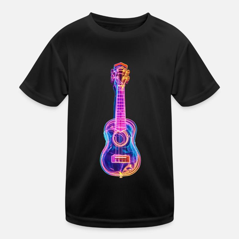 Ukulele Kinder Funktions-T-Shirt