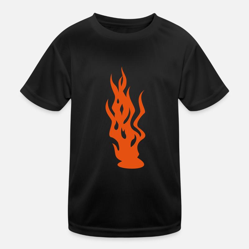 Flammen / flames (1c) Kinder Funktions-T-Shirt