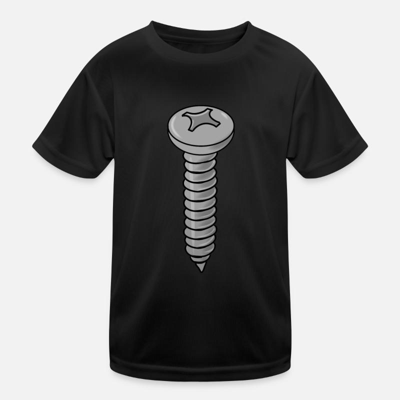 Schraube Kinder Funktions-T-Shirt