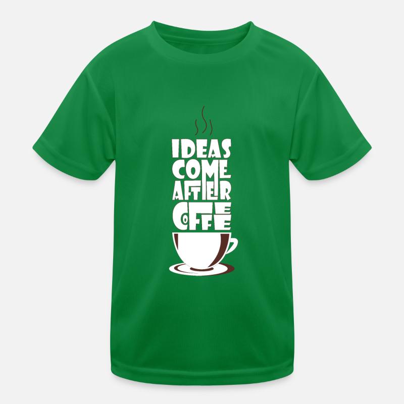 Kaffee Kaffee Kaffee Kinder Funktions-T-Shirt