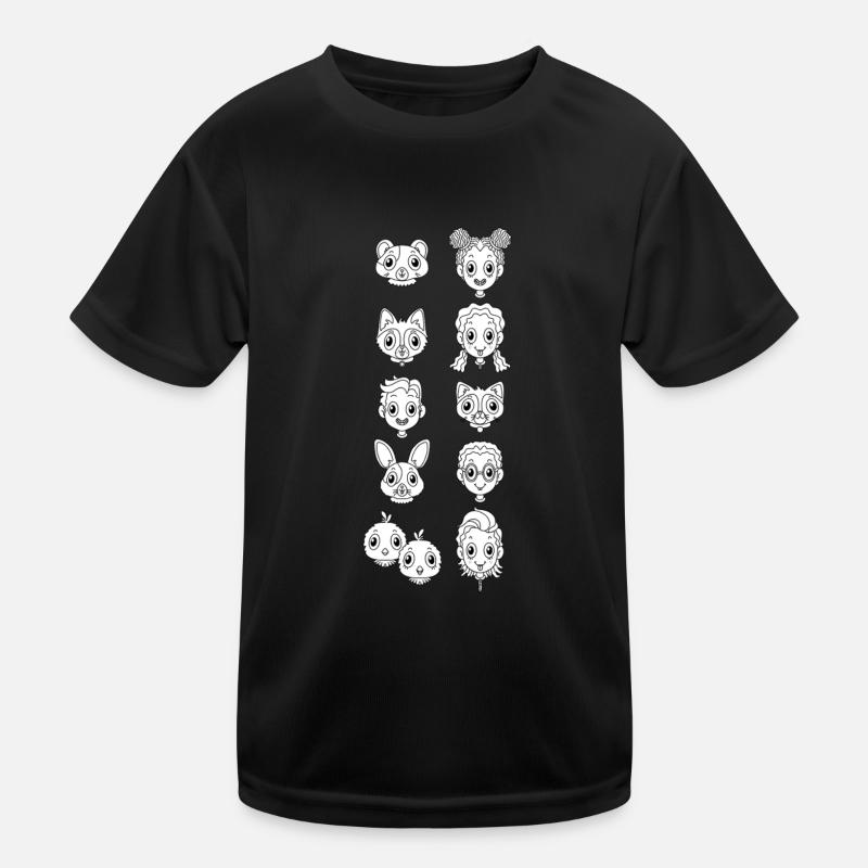 Pets - Kids Functional T-Shirt - black