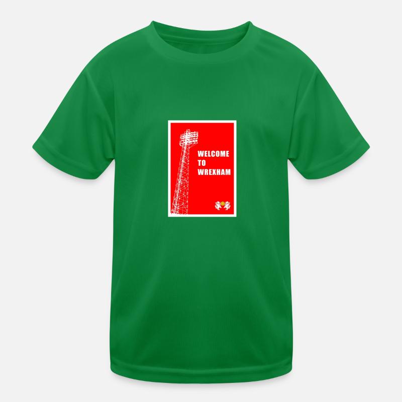 WELCOME TO WREXHAM Kids Functional T-Shirt