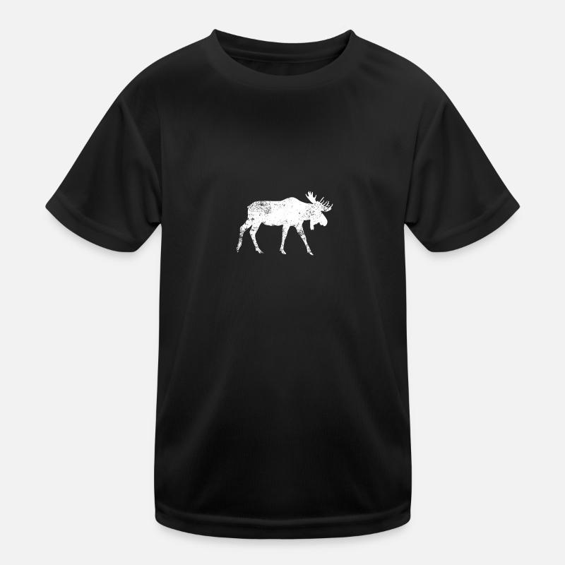 Vintage Moose Kinder Funktions-T-Shirt