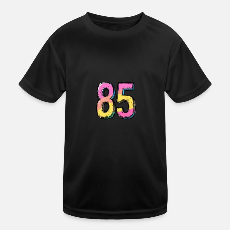 85 Number Comic Kids Functional T-Shirt
