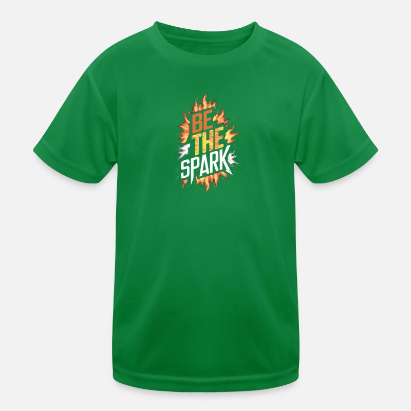 Sei der Funke Kinder Funktions-T-Shirt