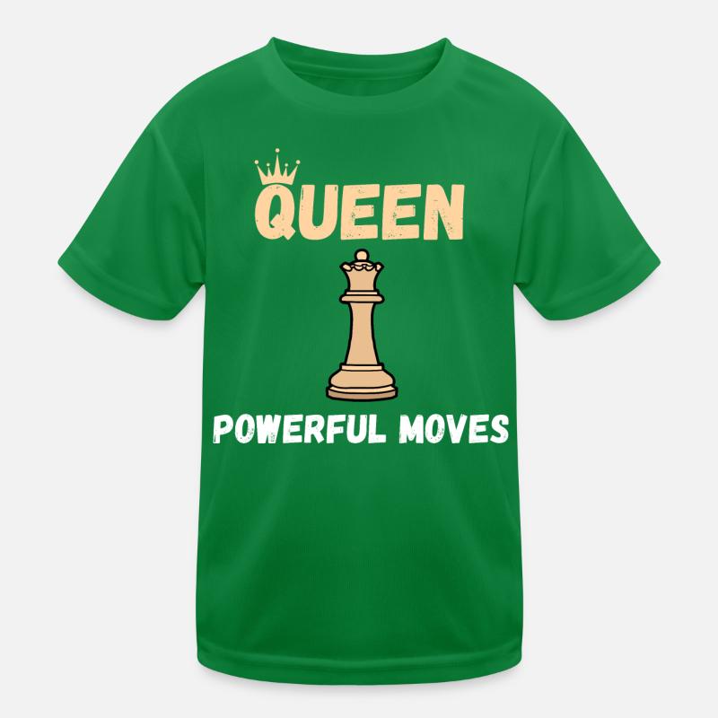 Schach Spruch Geschenk Schachmatt Queens Gambit Kinder Funktions-T-Shirt