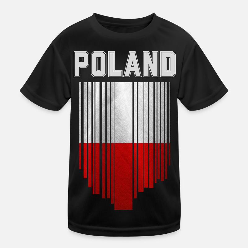 Flagge Polens, Polnischer Stolz Kinder Funktions-T-Shirt