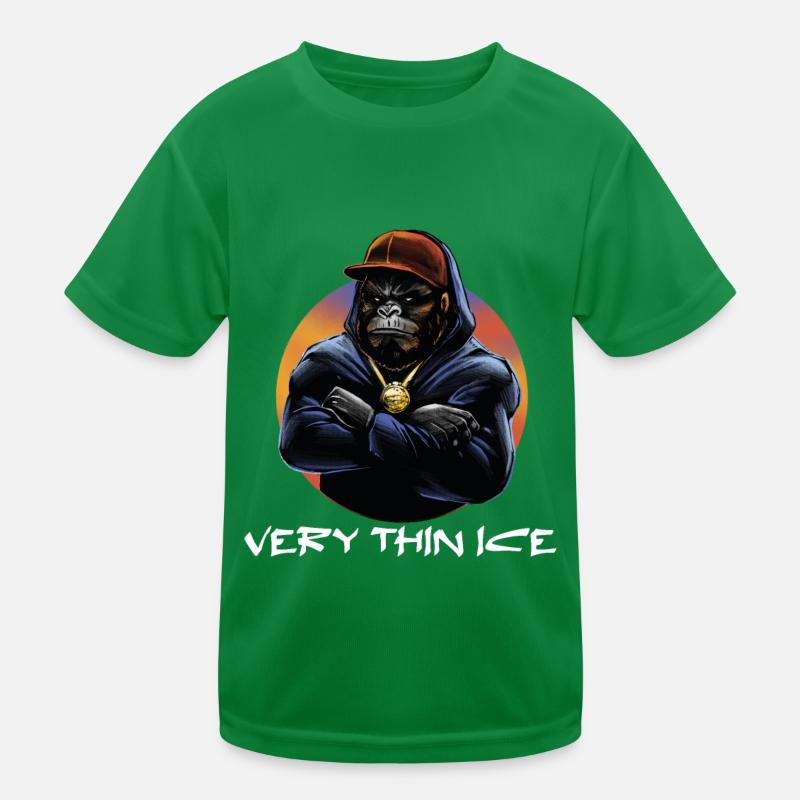 Very Thin Ice / Spruch / Kaffe Spruch Kinder Funktions-T-Shirt