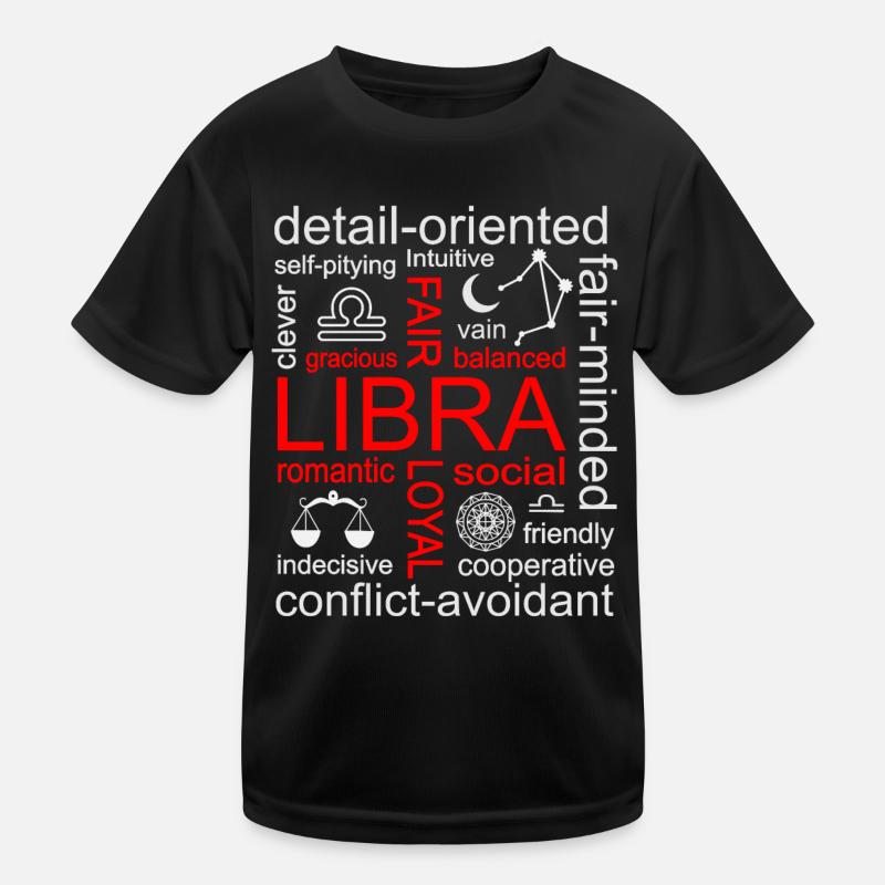 Waage Sternzeichen Kinder Funktions-T-Shirt