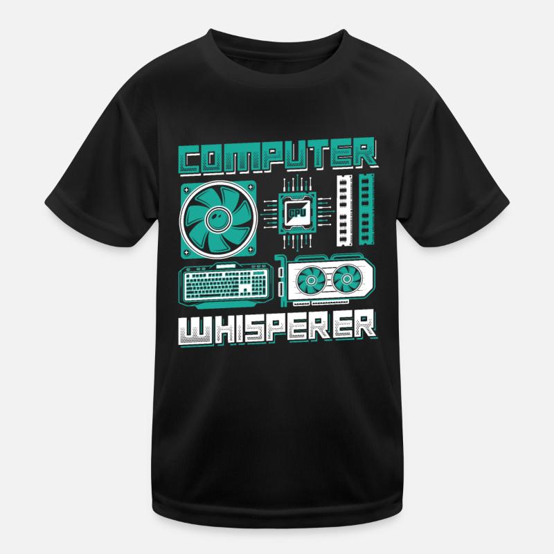 Computer Whisperer IT Support Kids Functional T-Shirt