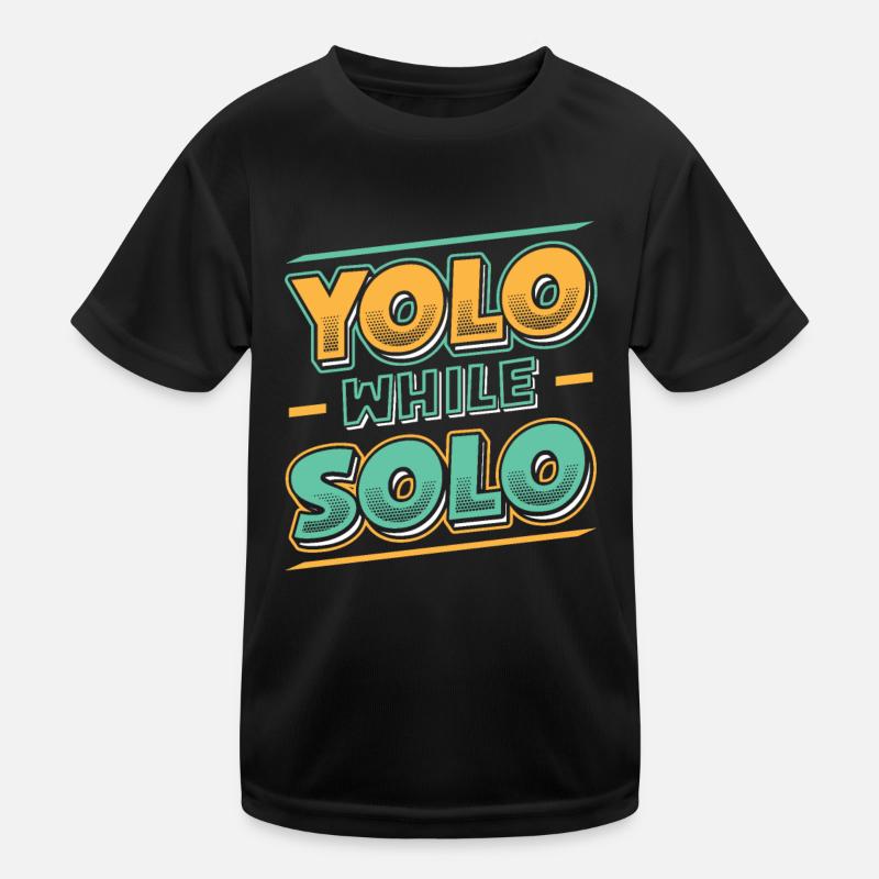 Solo stolze Single, Happy Single Kinder Funktions-T-Shirt