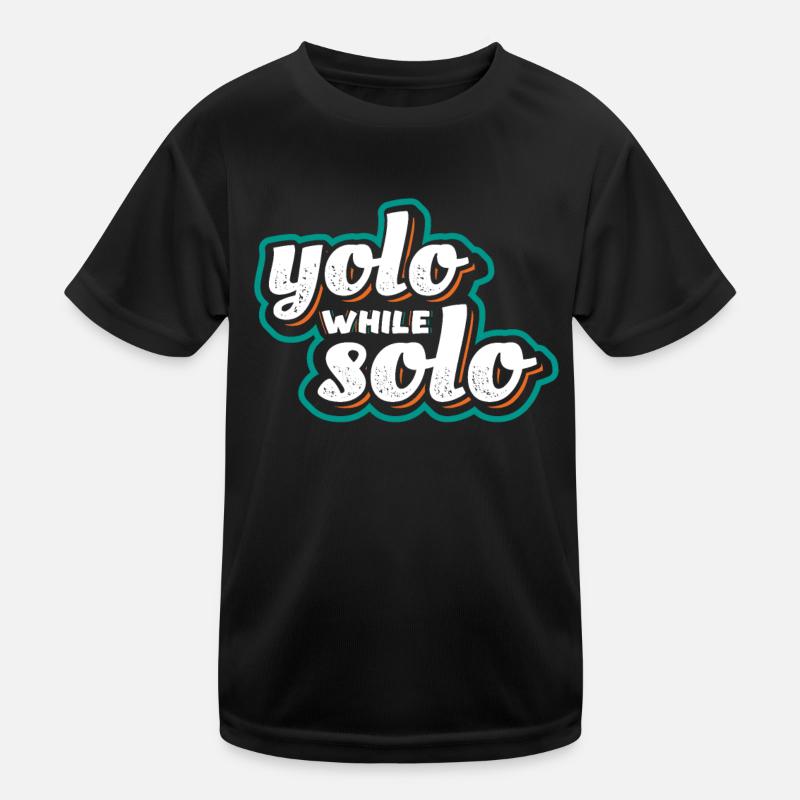 Solo stolze Single, Happy Single Kinder Funktions-T-Shirt