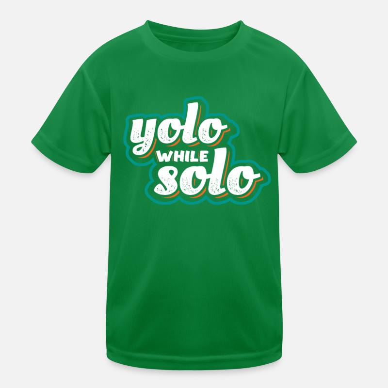 Solo stolze Single, Happy Single Kinder Funktions-T-Shirt