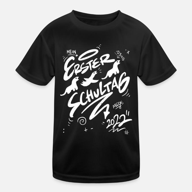 Erster Schultag Einschulung Kinder Funktions-T-Shirt