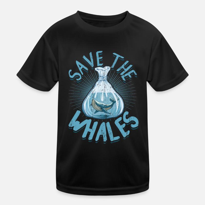 Sauvez les baleines T-shirt sport Enfant