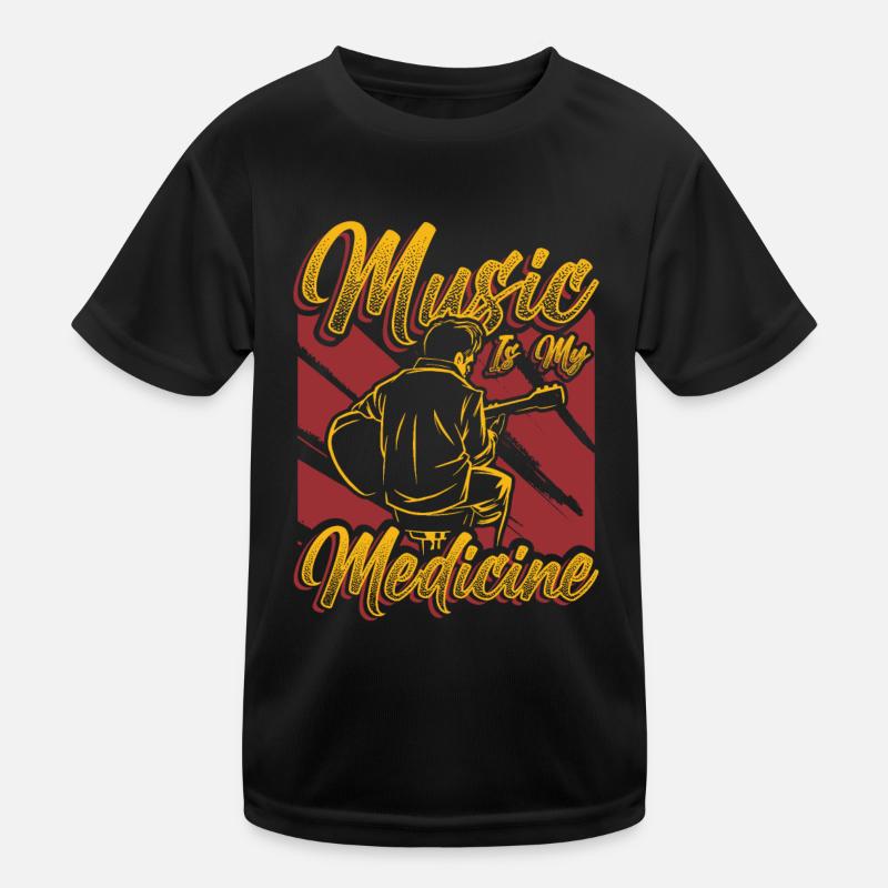 La musique est ma médecine Mélomanes T-shirt sport Enfant