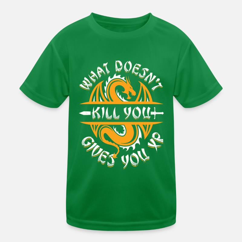 Was dich nicht umbringt, gibt dir XP Kinder Funktions-T-Shirt