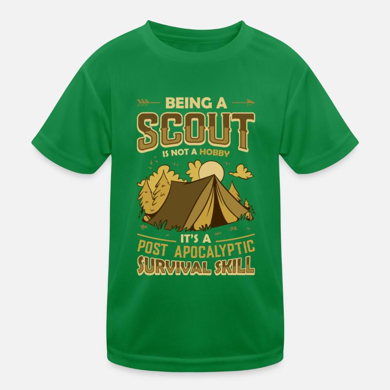 Est une compétence de survie post-apocalyptique Scouting T-shirt sport Enfant
