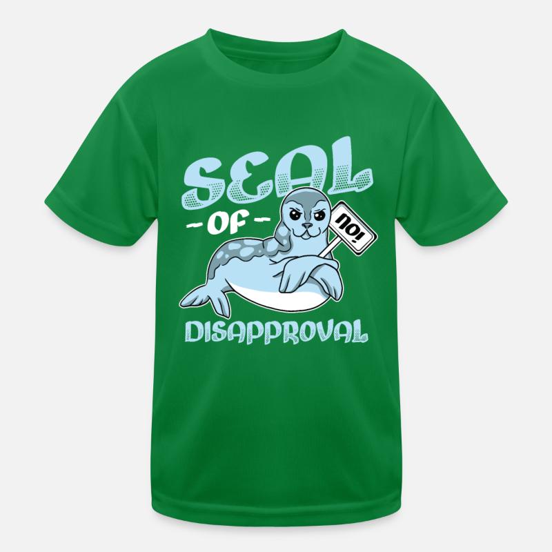 Sceau de rejet dire non. T-shirt sport Enfant