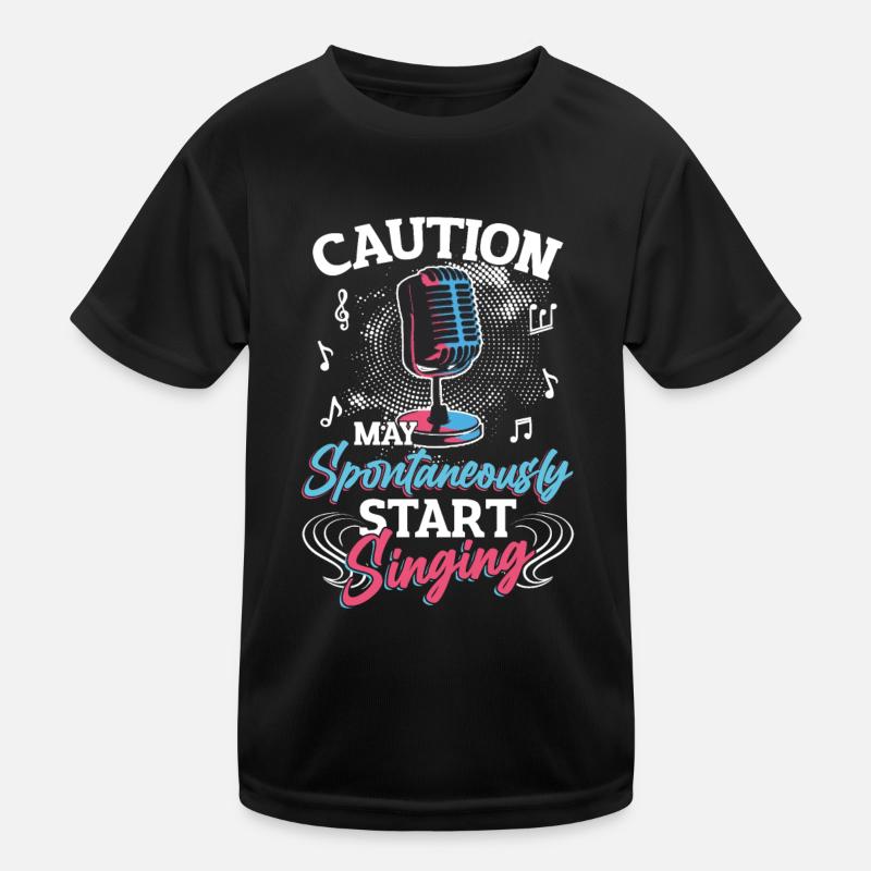 Attention Mai Chant spontané, mélomanes. T-shirt sport Enfant