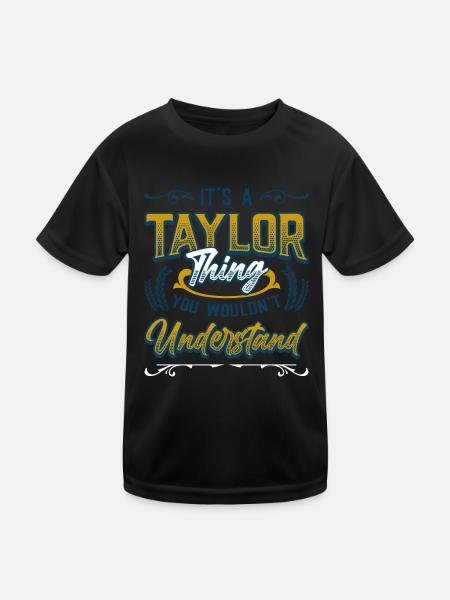 C’est une chose Taylor que vous ne comprenez pas. - T-shirt sport Enfant - noir - Devant