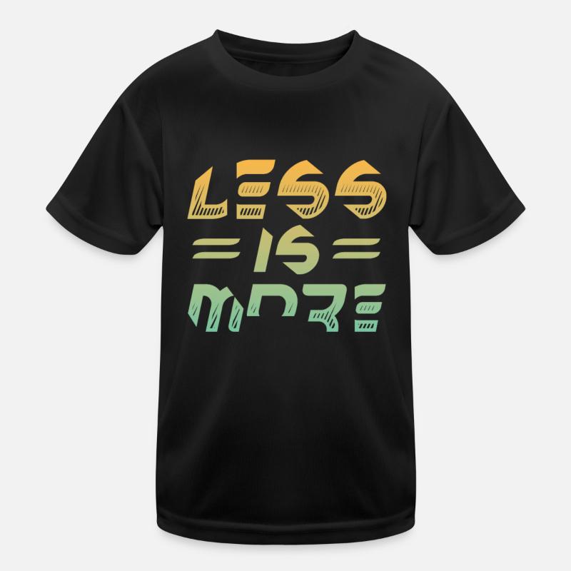 Moins c’est plus économique T-shirt sport Enfant