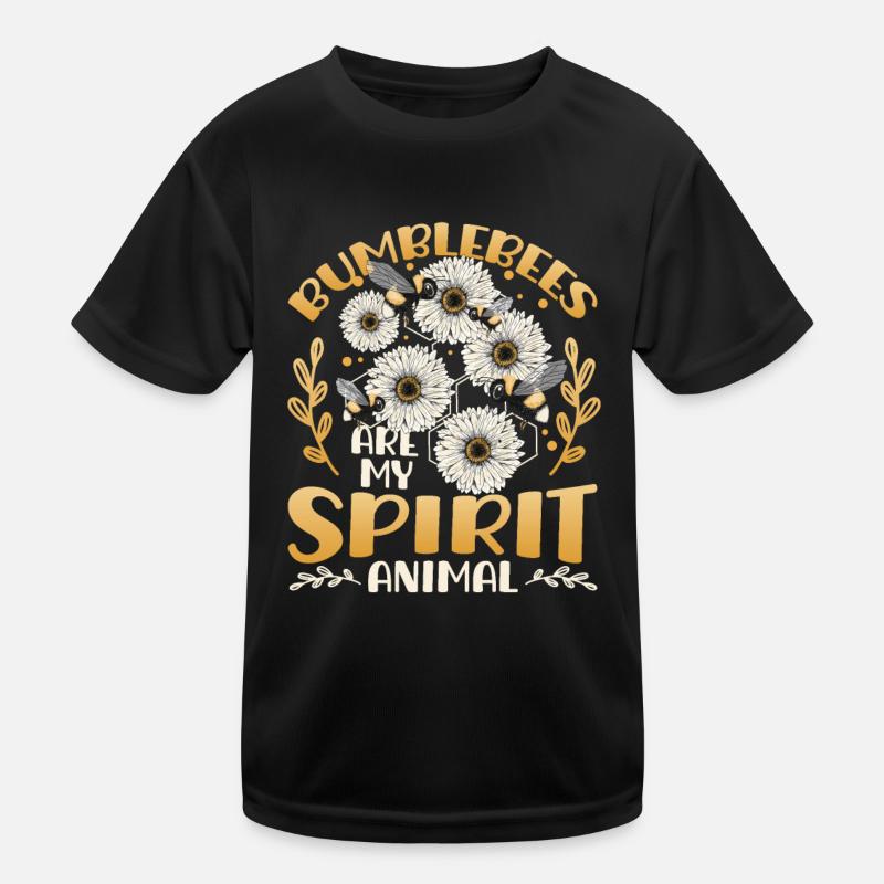 Hummeln sind mein Geist Tier Hummel Kinder Funktions-T-Shirt