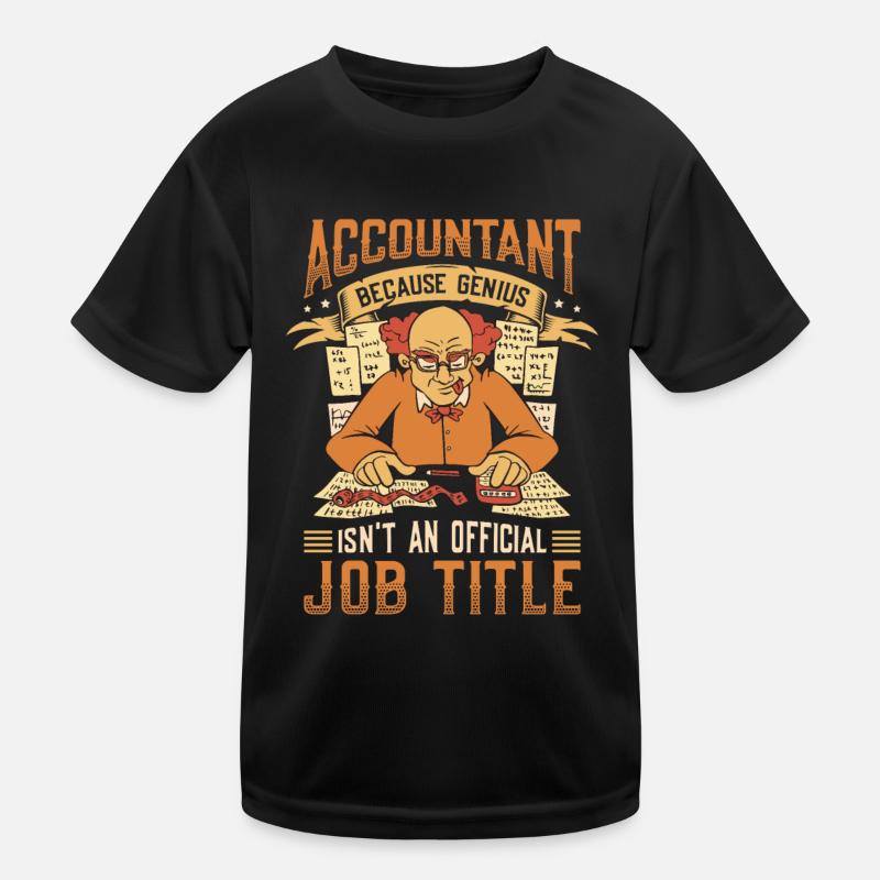 Génie comptable, n’est pas une profession officielle T-shirt sport Enfant