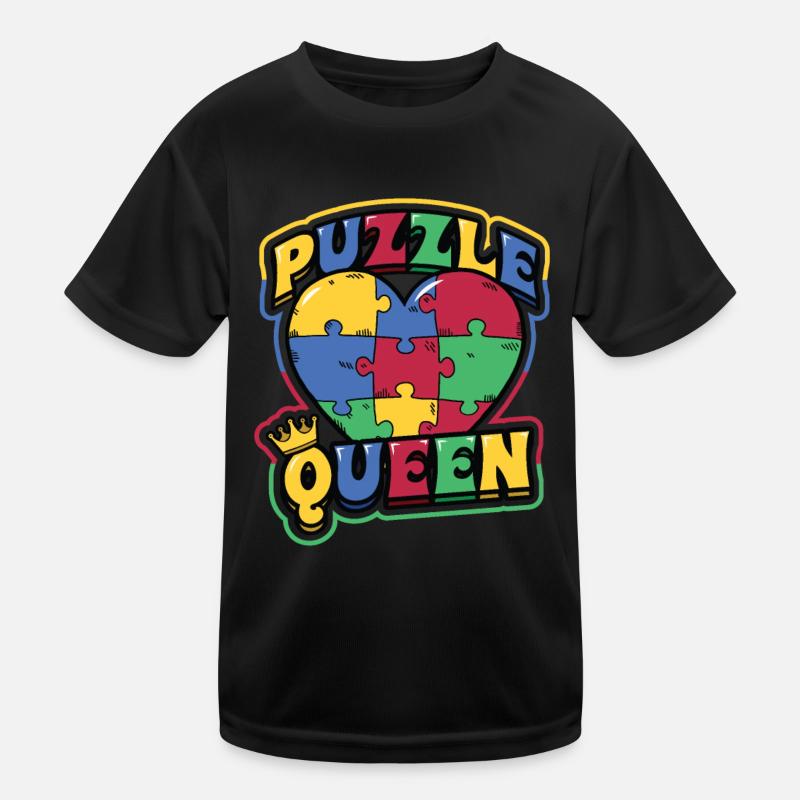 Puzzle Queen Jeu de puzzle T-shirt sport Enfant