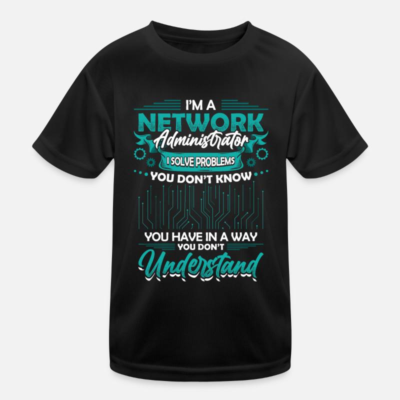 Résoudre les problèmes It-support Administrateur réseau T-shirt sport Enfant